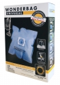 5 sacs Wonderbag aspirateur MOULINEX ADJ853 - POWERSTYLE 1400
