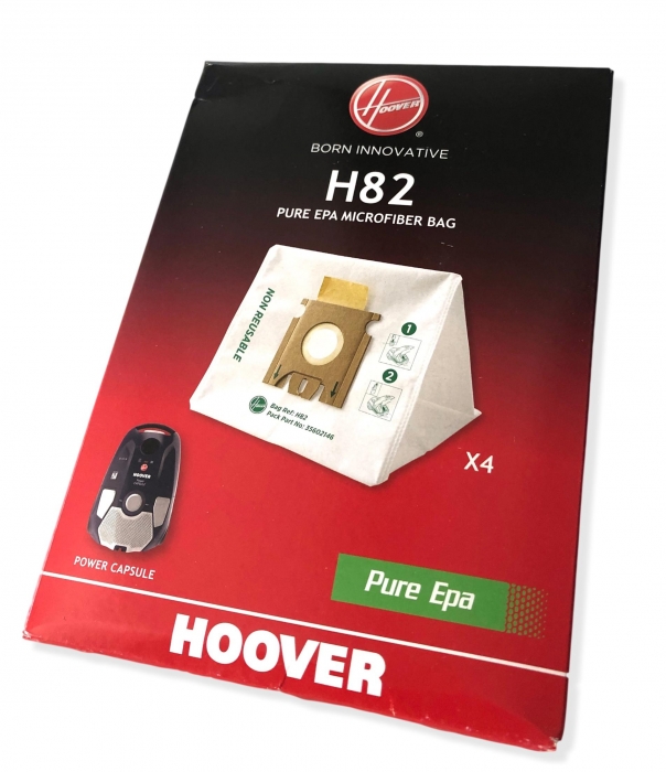 4 sacs H82 aspirateur HOOVER POWER CAPSULE